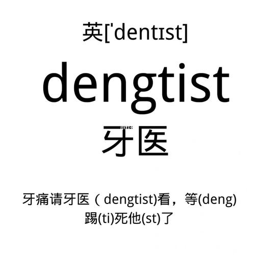 dent-dentist中文翻译