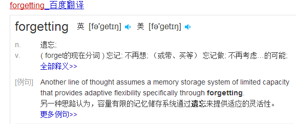 forget什么意思-