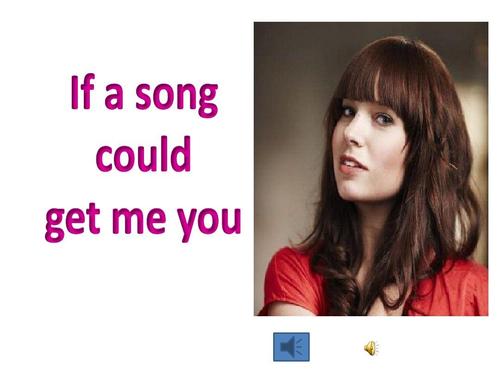 if a song could get me you-if a song could get me you翻译