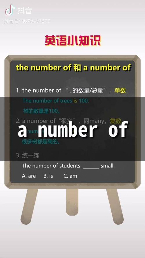 a number of-a number of和the number of的区别