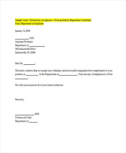 resignation letter-resignation letter template