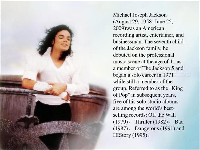 michael joseph jackson-michael joseph jackson怎么读