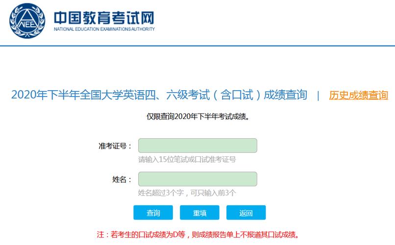 英语四级考试查询-英语四级考试查询官网