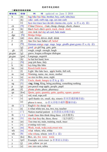 英文字母发音-英文字母发音规律口诀